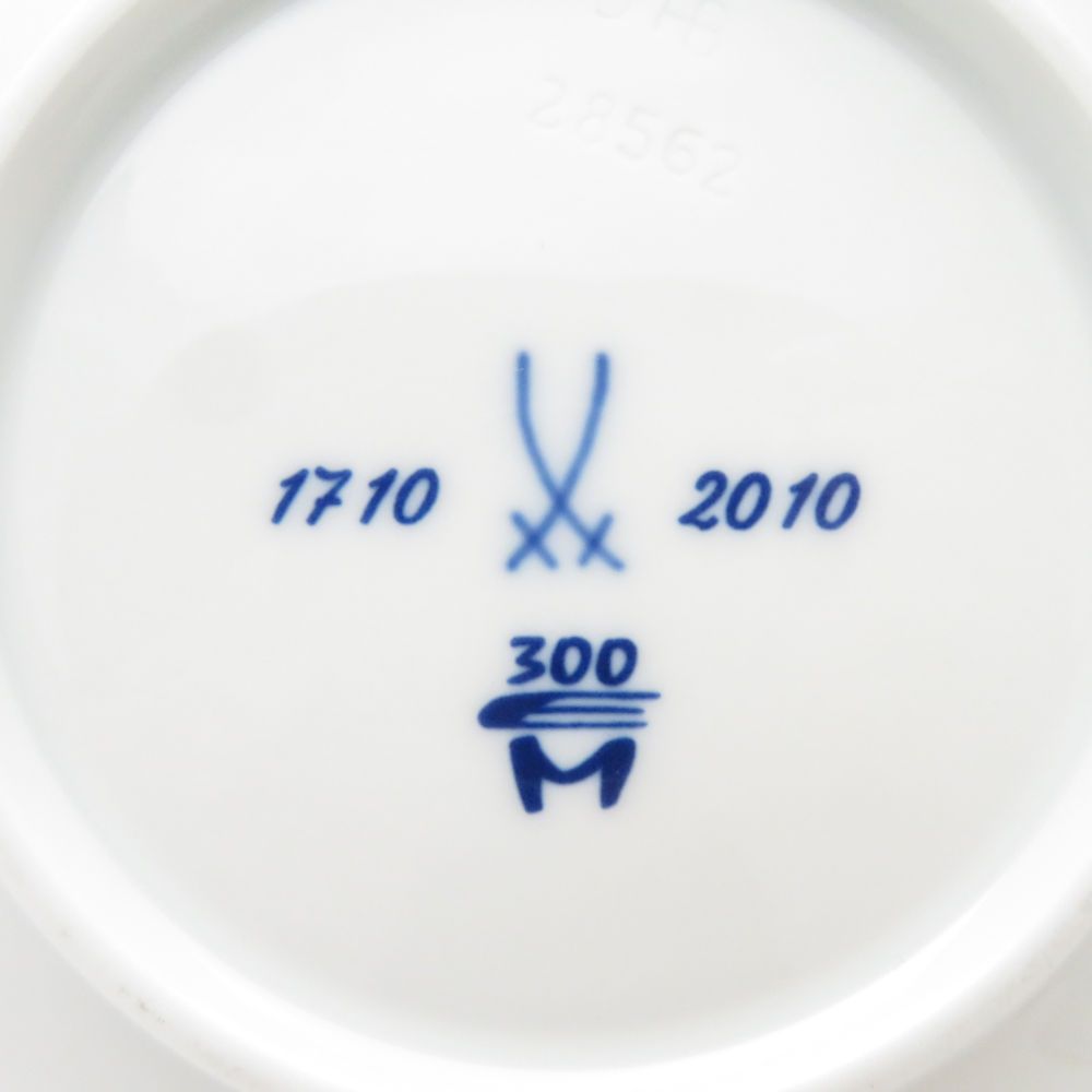 美品 MEISSEN マイセン 300周年 双剣マーク アクアティンタ
