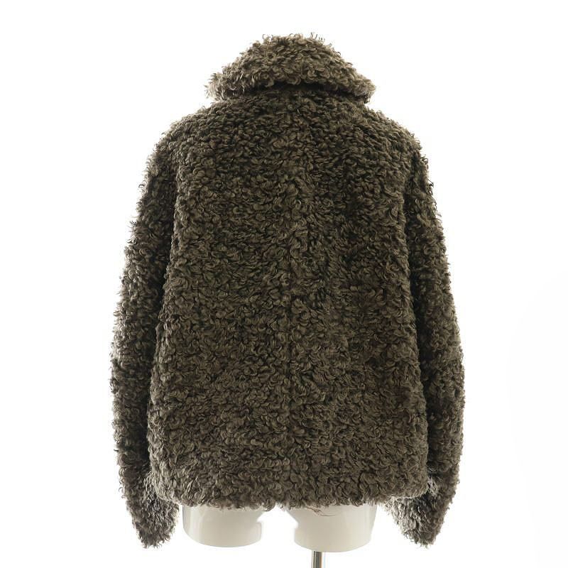 23区 オンワード樫山 24AW ECOPEL カーリーファー ブルゾン