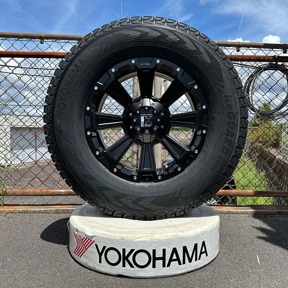 プラド ハイラックス FJ サーフ スタッドレスタイヤ ホイールセット 17 