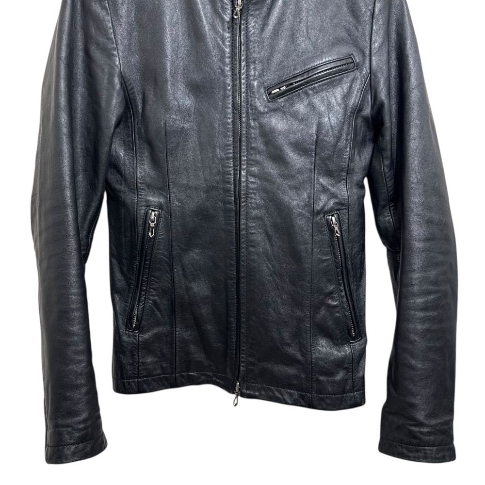GOSTAR DE FUGA レザーシングルライダースジャケット等　10点セット セール】襟付きシープレザーシングルライダースジャケット