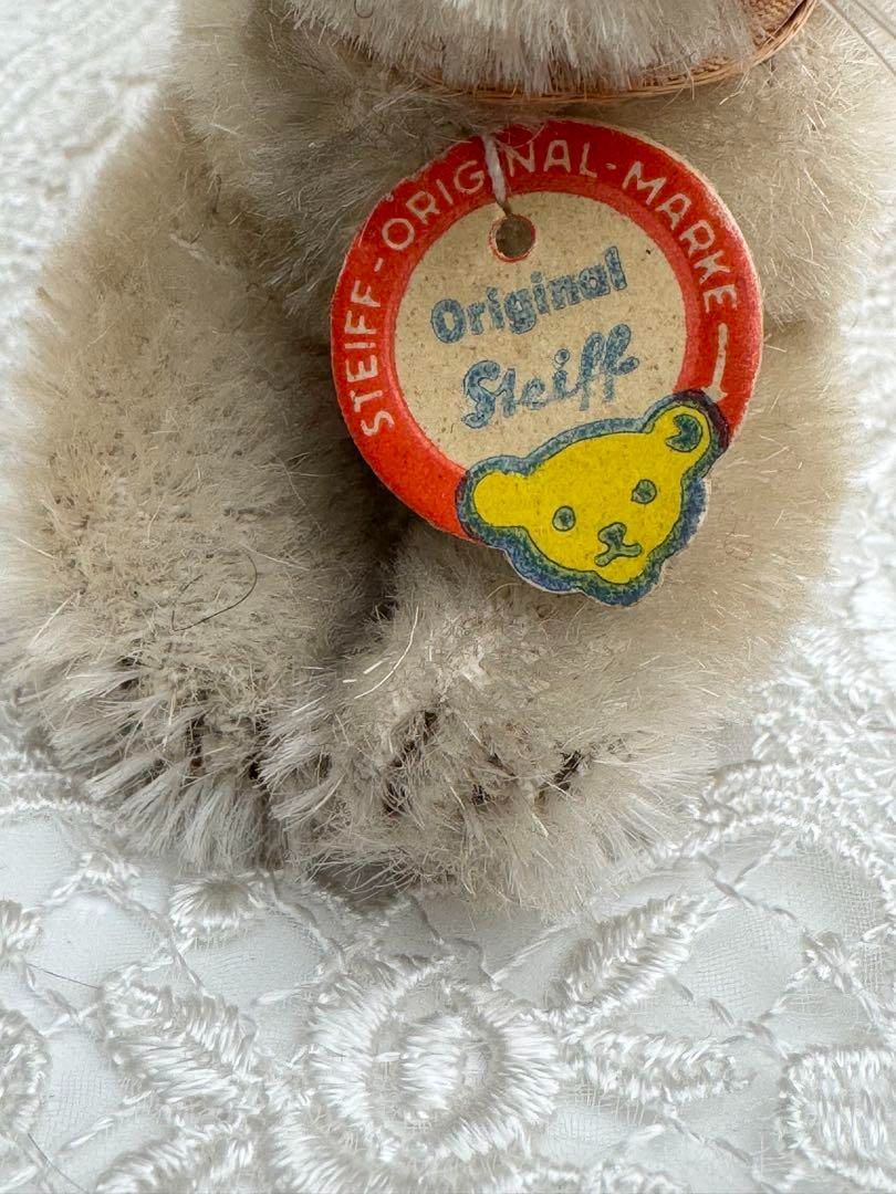 送料無料☆シュタイフ☆Lying Rabbit 6cm☆くつろぎラビット/最小