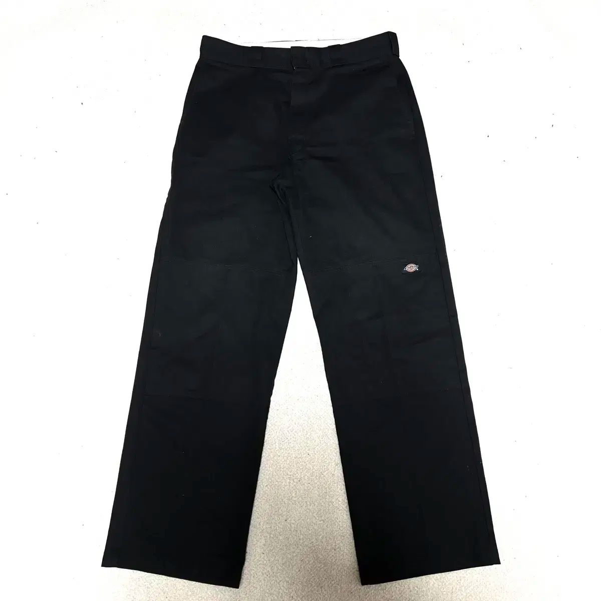 32 DICKIES(ディッキーズ) ダブルニー ワーク パンツ 黒