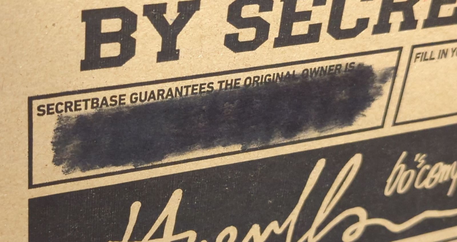 SECRETBASE BIG SCALE H-0249 Type-Green Full color Ver. - メルカリ