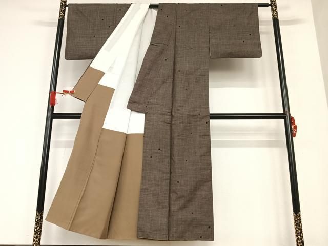 平和屋着物○本場大島紬 7マルキ 舞花文 正絹 逸品 AAAT0584zg - メルカリ