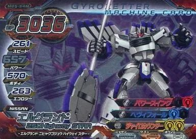 中古】超速変形ジャイロゼッター M05-34M[メタリック]：エルグランド