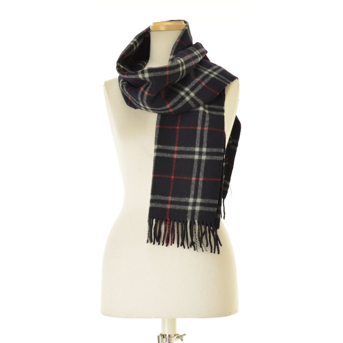 【BURBERRY】スコットランド製 ノバチェックマフラー