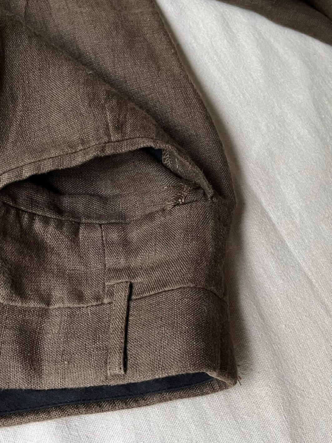 デカオム】80s COMME des GARCONS HOMME リネン スラックス / S タック