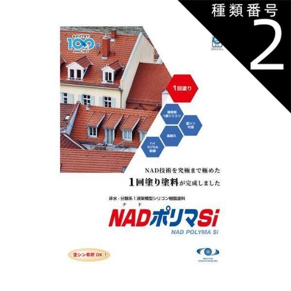 種類2:No.10 マルーン 水谷ペイント NADポリマSi 4Kg