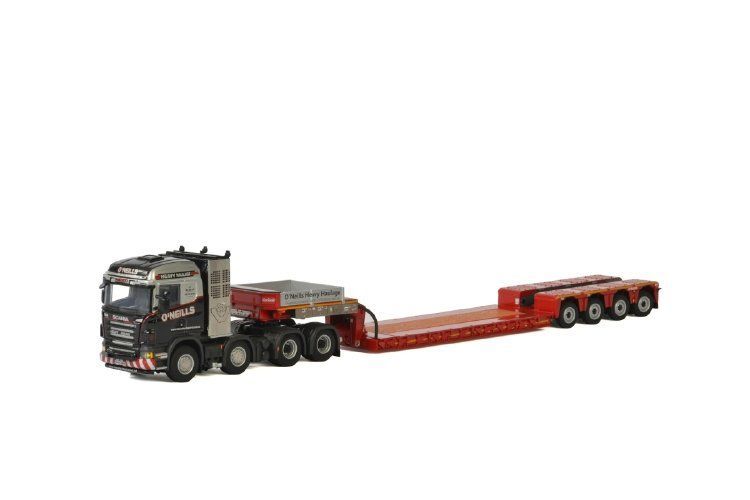 O'Neills SCANIA R5 HIGHLINE 8x4 LOWLOADER EURO /建設機械模型 工事車両 WSI 1/50 ミニチュア  - メルカリ