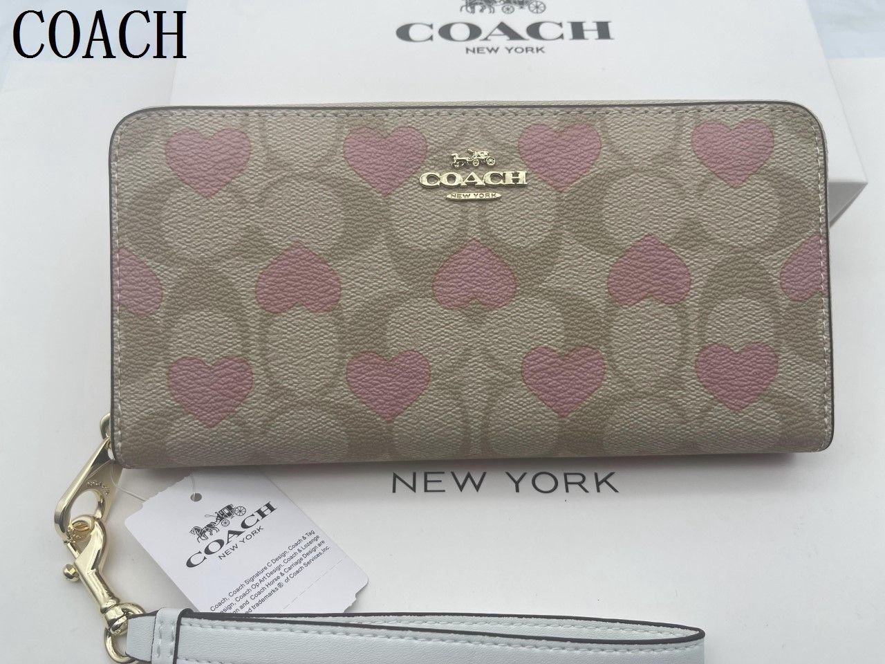 コーチ COACH 長財布 財布 シグネチャー アコーディオンラウンドジップウォレット新品未使用 贈り物CQ147 340 xj0001 - メルカリ