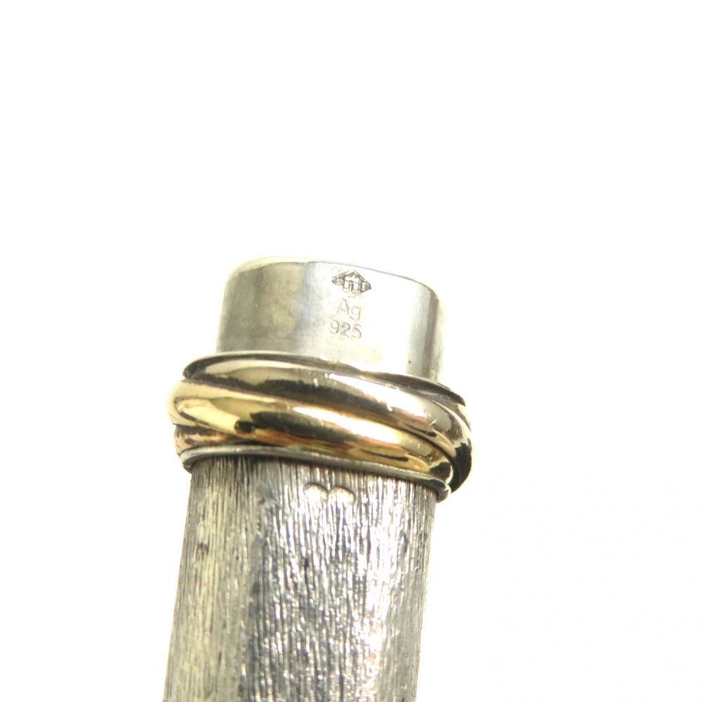 良品▽Cartier カルティエ トリニティ ビンテージ Ag925 キャップ式  