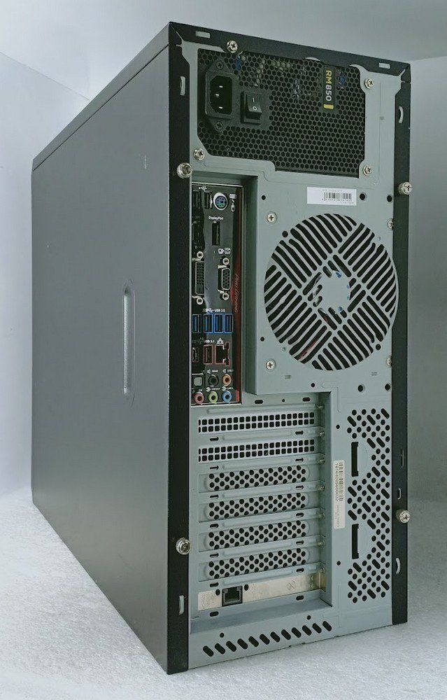 Win11 超速SSD i7 ゲーミングタワーPC UNITCOM BIZ-H グラボ装着可 Core i7-7700 3.6GHz|32GB|NVMe SSD 512GB 1TB|850W電源