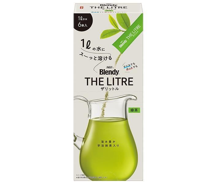 AGF ブレンディ ザリットル 緑茶 8g×6本 ×24箱入× 2ケース ｜ Blendy インスタント 嗜好品 茶