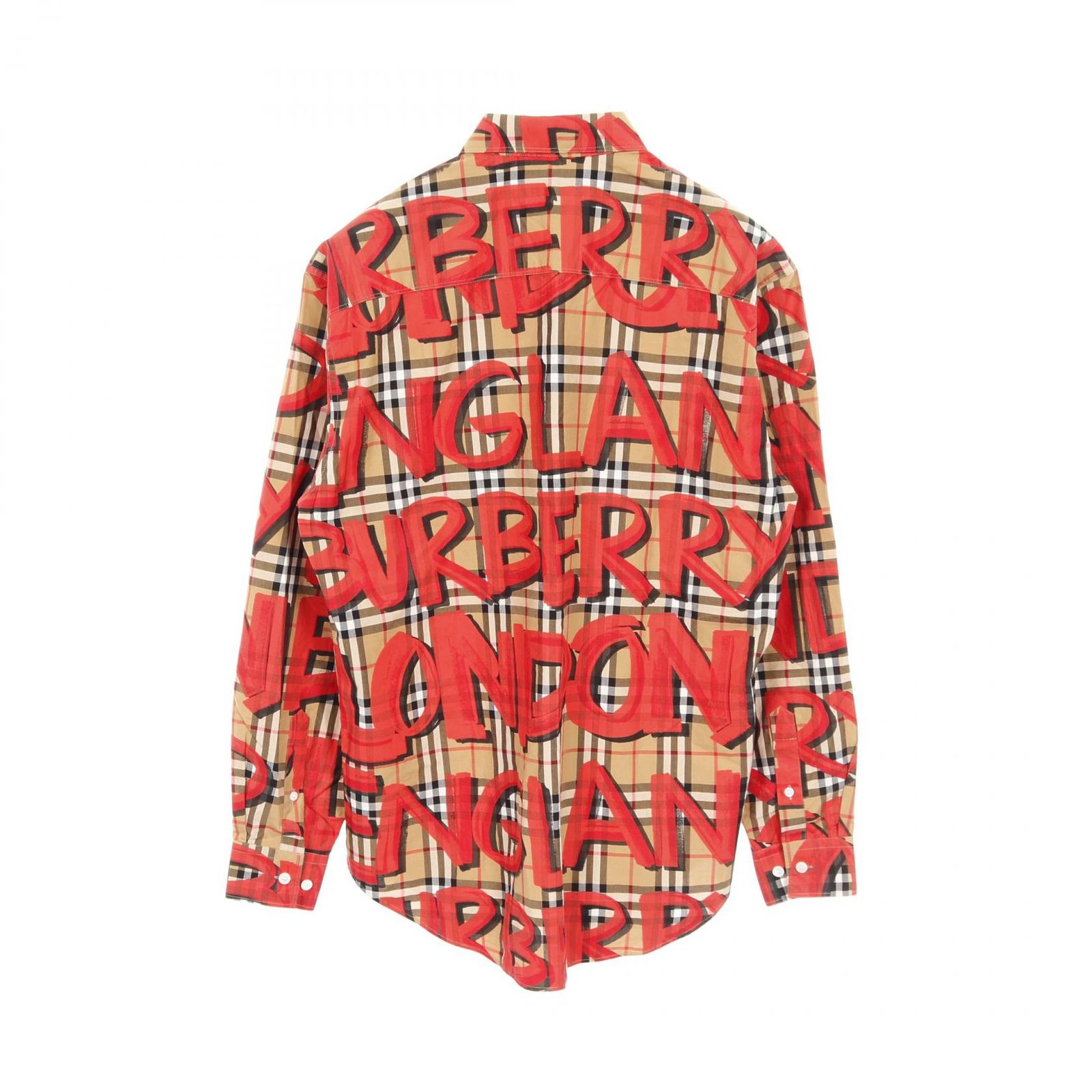 バーバリー BURBERRY ノバチェック コットン シャツ メンズ Used A