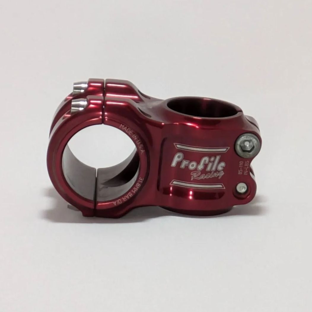 1セット限定 PROFILE RACING HELM MTB STEM red|40mm