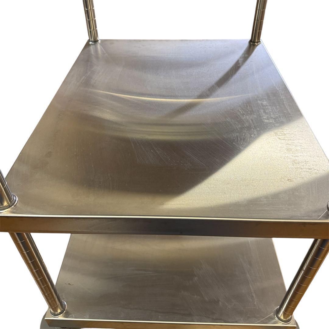 ステンレスワゴン キッチンワゴン ステンレスキッチンワゴン キャスター付き USTAUSTRALIA_COM_AU