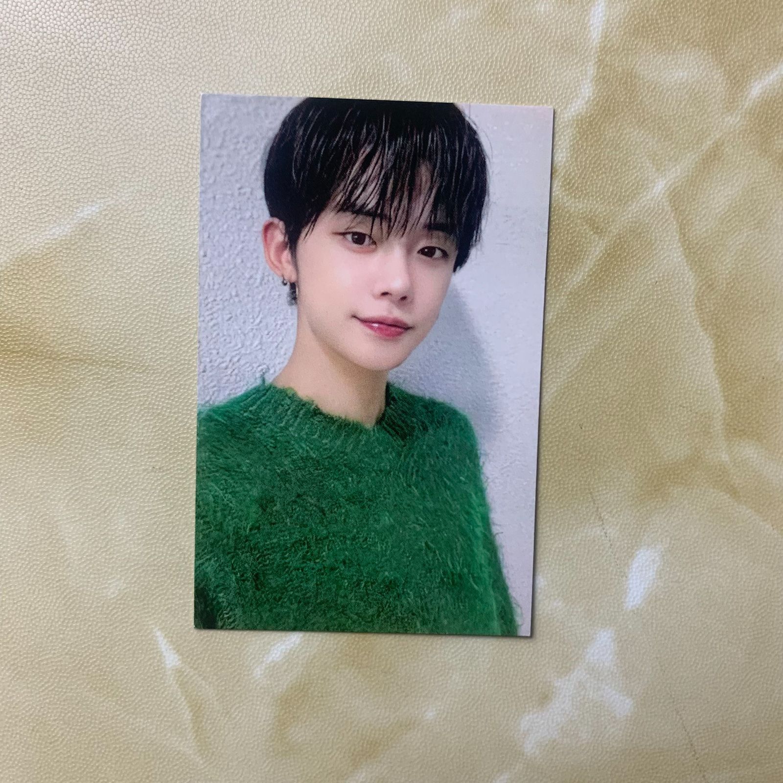 TXT 韓国 MC サノク 人気歌謡 トゥバ 事前収録 ヨンジュンInkigayo 本放送に行った際に配布された トレカ⑩