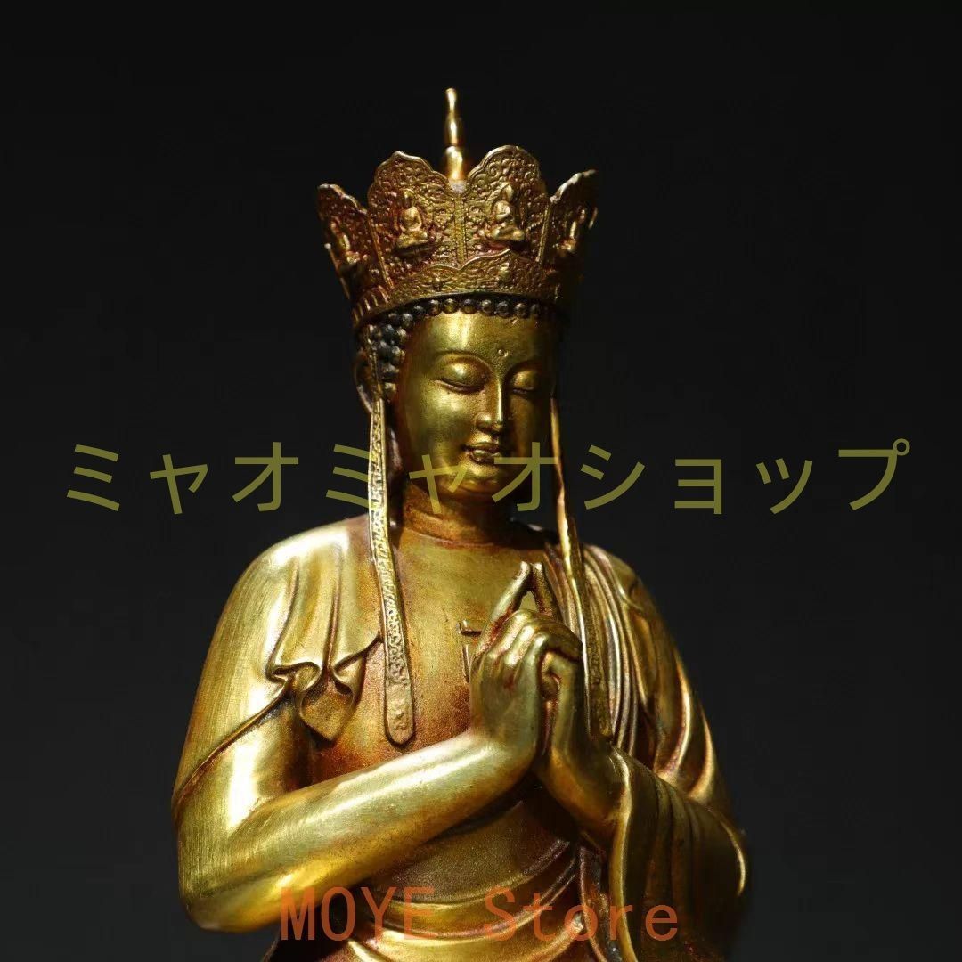 仏教美術 銅像 仏像 地蔵王仏像 家内供養 装飾品 工芸品 置物 仏像 地蔵王菩薩仏像 家内 仏堂 供仏 銅製品 工芸品 置物 - メルカリ