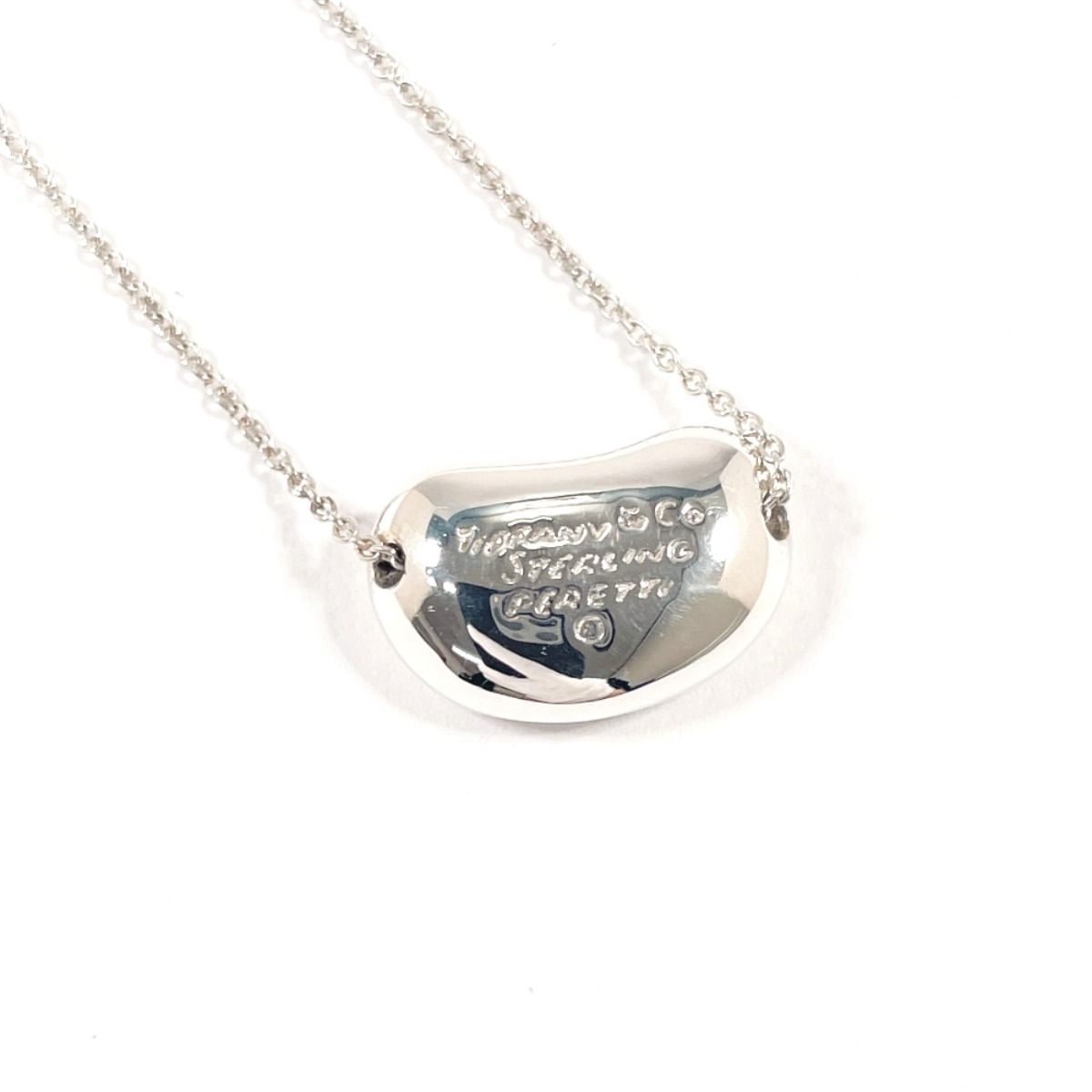 美品 ティファニー ネックレス ビーン シルバー 925 エルサペレッティ TIFFANY&Co./ティファニー】 ネックレス ビーンデザイン