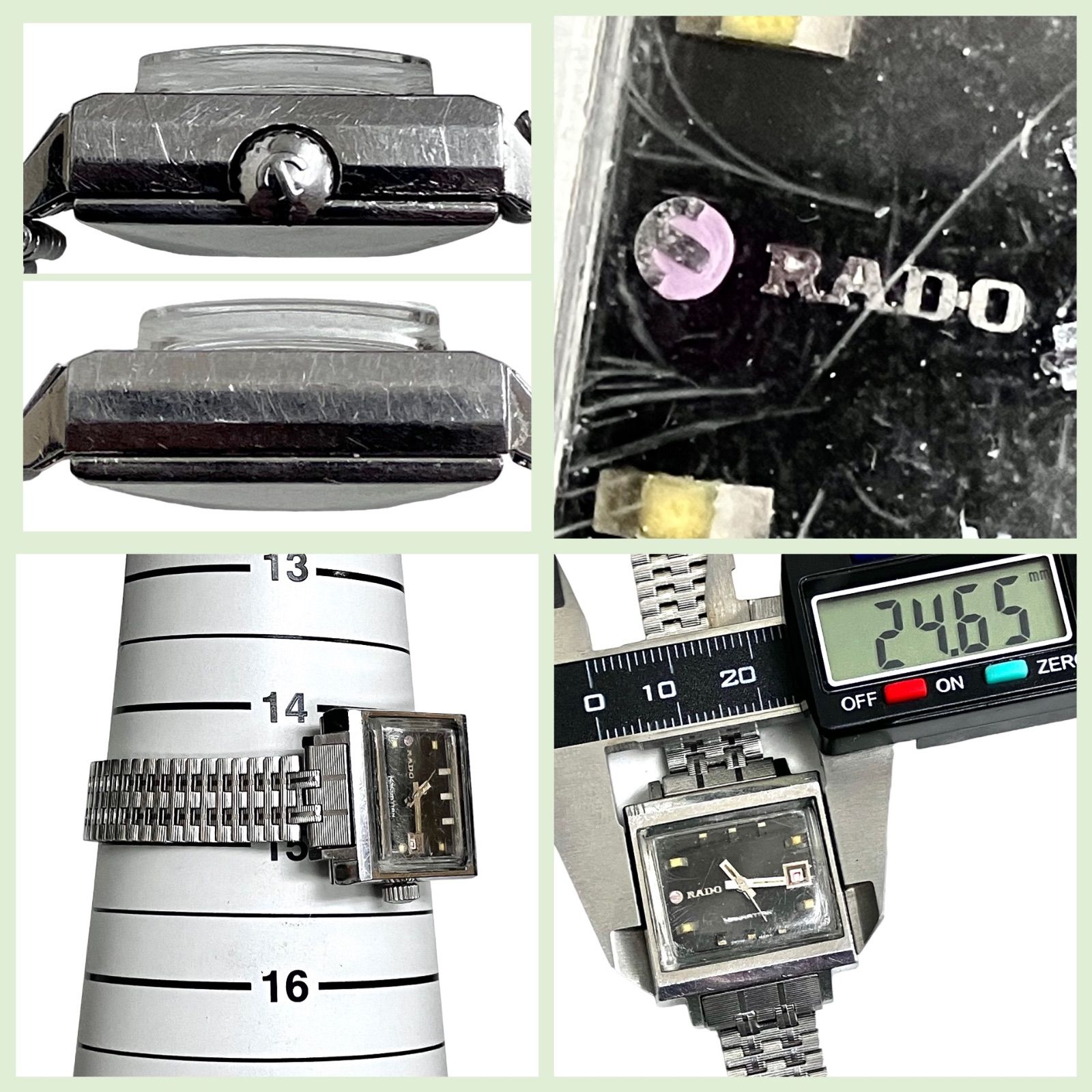 超希少☆稼働品⭐️RADO ラドー】 MANHATTAN マンハッタン スクエア 