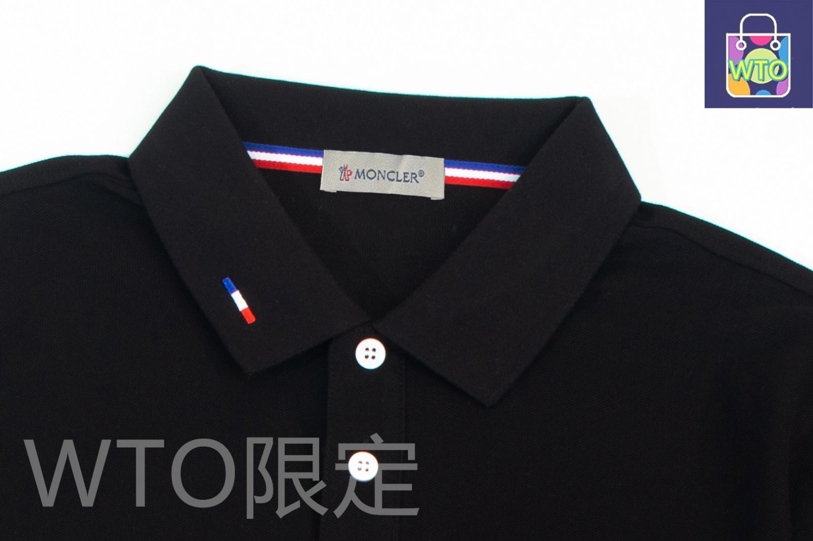 2023年購入 極美品 MONCLER ポロシャツ ブラック M 2023年購入 極美品 MONCLER ポロシャツ ブラック M