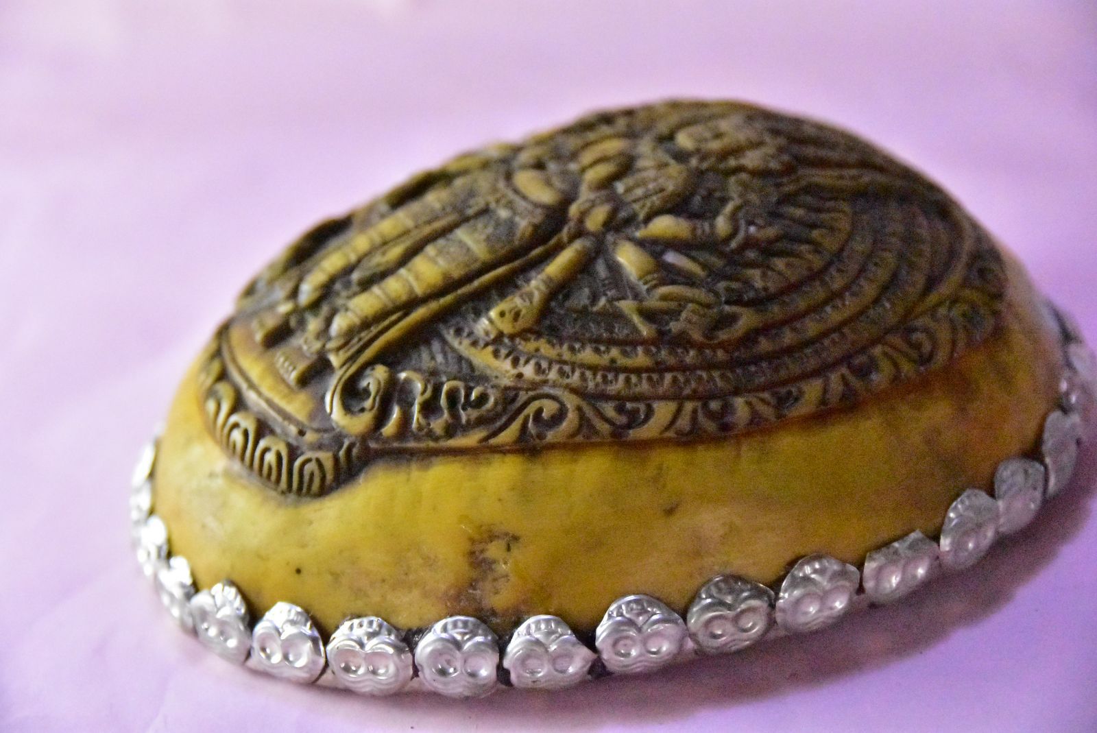 カパーラ 髑髏杯 ドクロ杯 頭蓋骨 十一面千手千眼観音菩薩 チベット