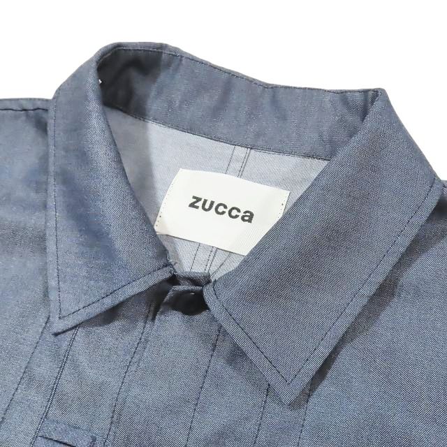 美品✨ZUCCA ズッカ ライトオンス デニム ジャケット S ブルー 美品
