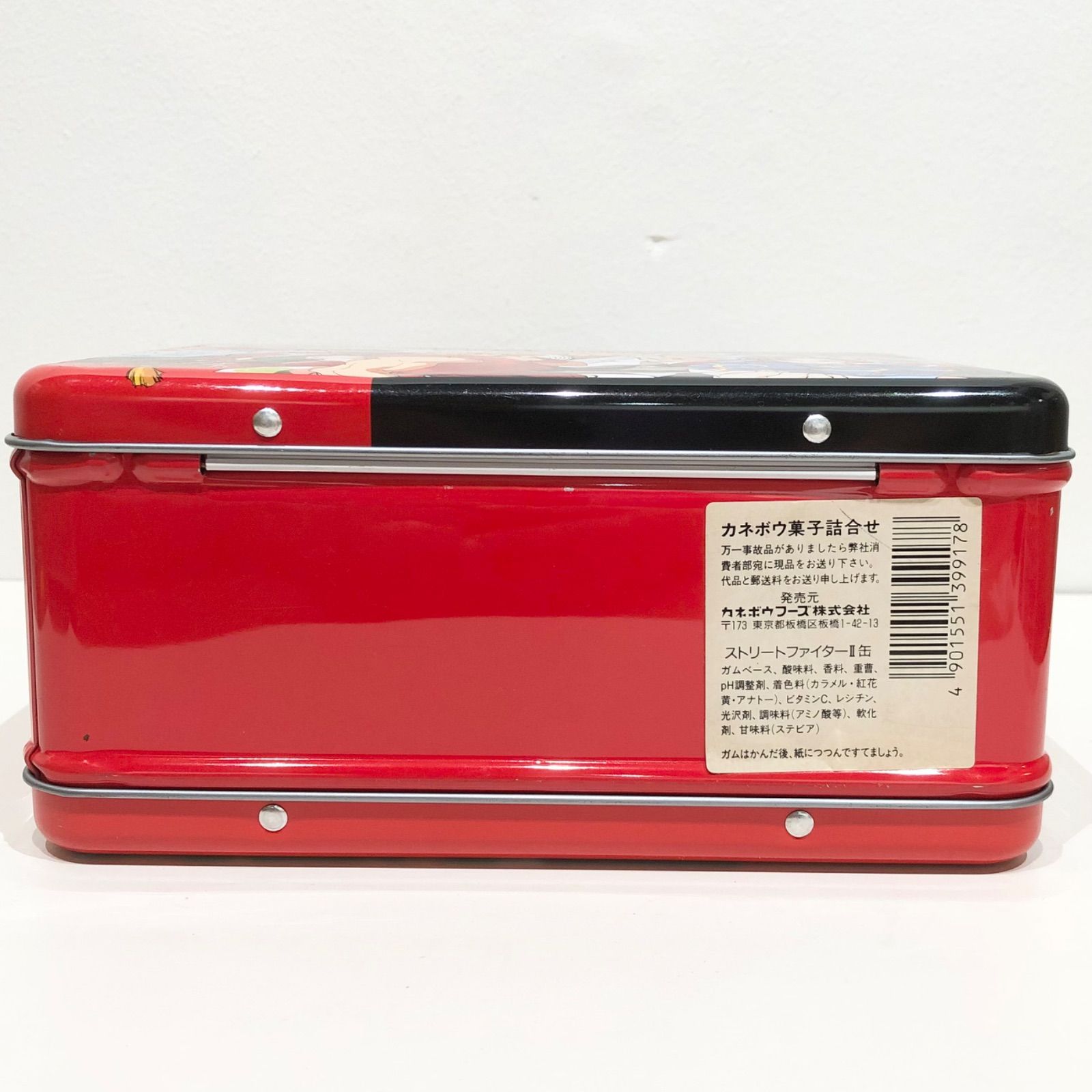 レア品　カネボウ　ストリートファイターII 缶 923 ストリートファイター Ⅱ 缶 空箱 STREET FIGHTER II BOX