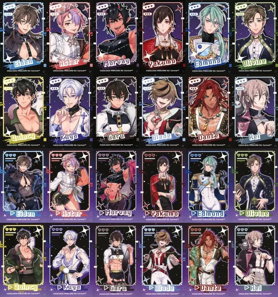 中古】キャラカード 全24種セット 「NU： カーニバル POP UP SHOP in