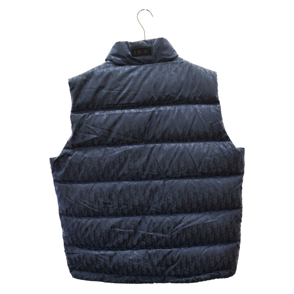 DIOR (ディオール) 033C410A4462 OBULIQUE DOWN VEST オブリークダウン ...