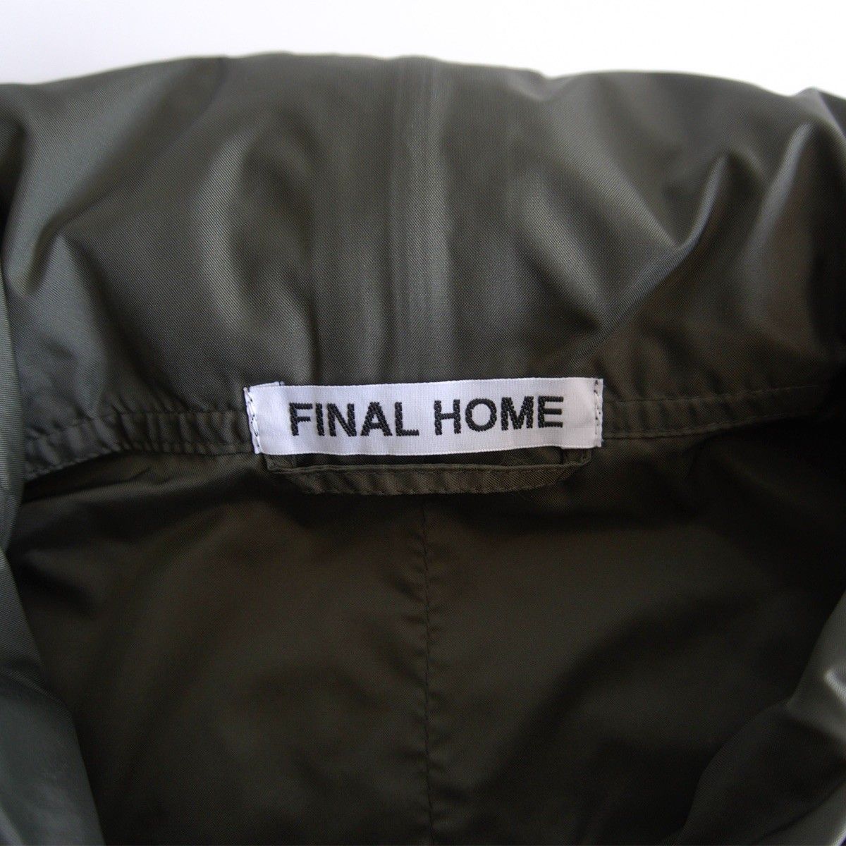 新品タグ付き　FINAL  ファイナルホーム　多重ジップコート　大きめ FINAL HOME - 【FINALHOME】90s archive 多重ジップ ナイロン