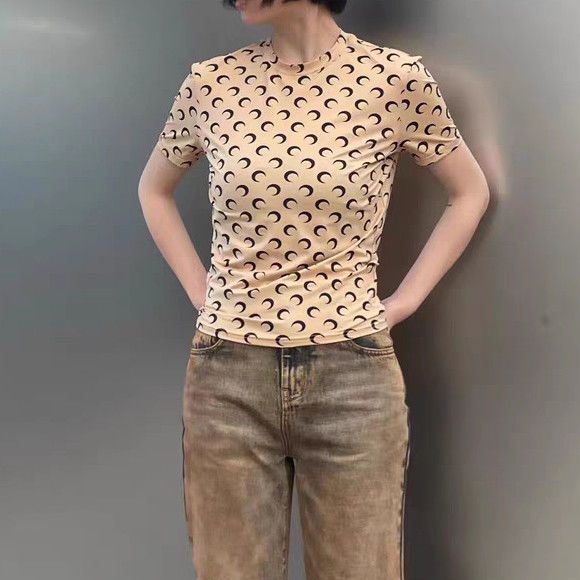 ☆最終値下げ☆ 【新品】MARINE SERRE トップス tシャツ 最終値下げ☆MARINE SERRE(マリーンセル) Tシャツ XSサイズ