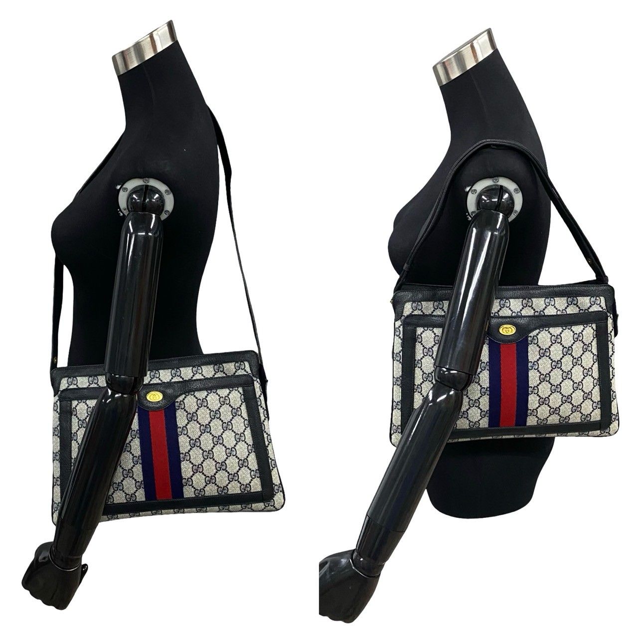 極 美品 GUCCI グッチ シェリーライン オールドグッチ ヴィンテージ GG