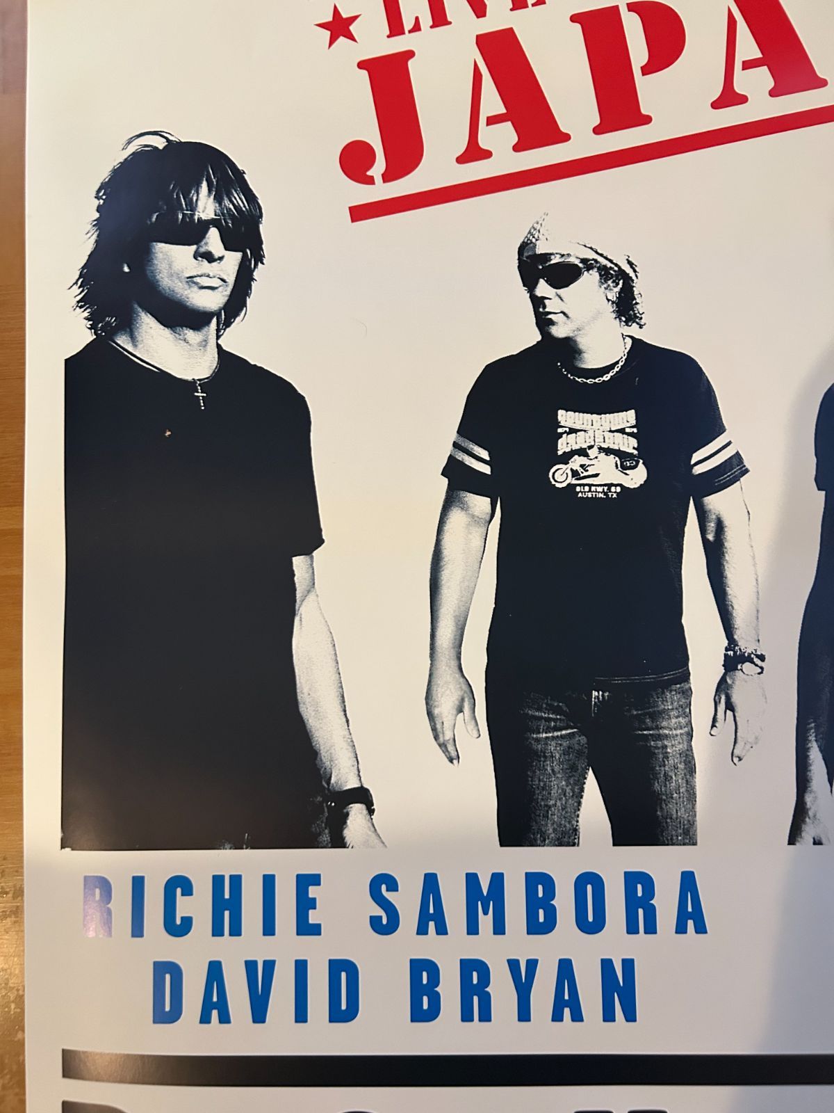 BON JOVI ボン・ジョヴィ BOUNCE ジャパンツアー ポスター ボン・ジョヴィ BON JOVI / Bounce World TOUR 2003年