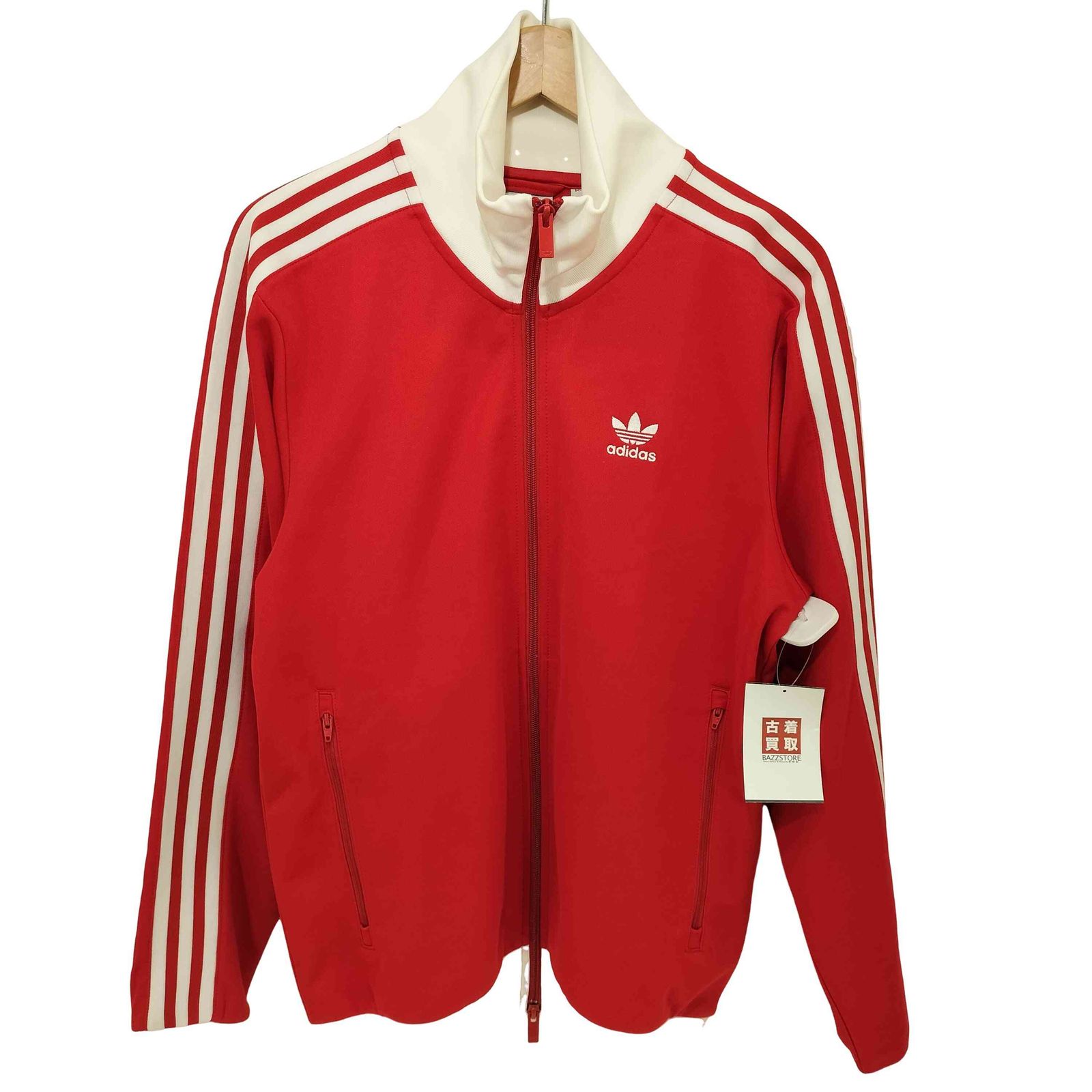 adidas ベッケンバウアー トラックジャケット 赤 M トラックトップ