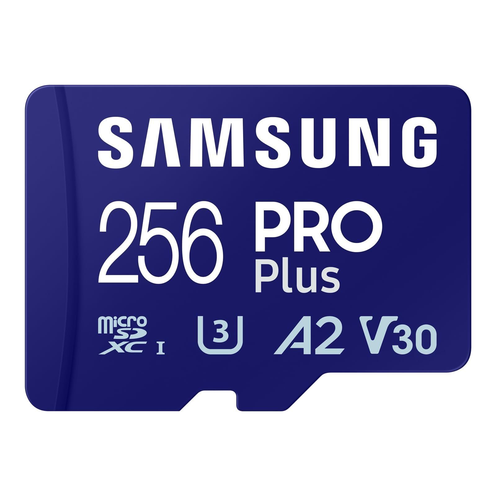 【人気商品】マイクロSDカード 256GB 最大転送速度180MB/s Plus microSDXC UHS-I PRO U3 MB-MD256SA-IT/EC Samsung 国内正規品