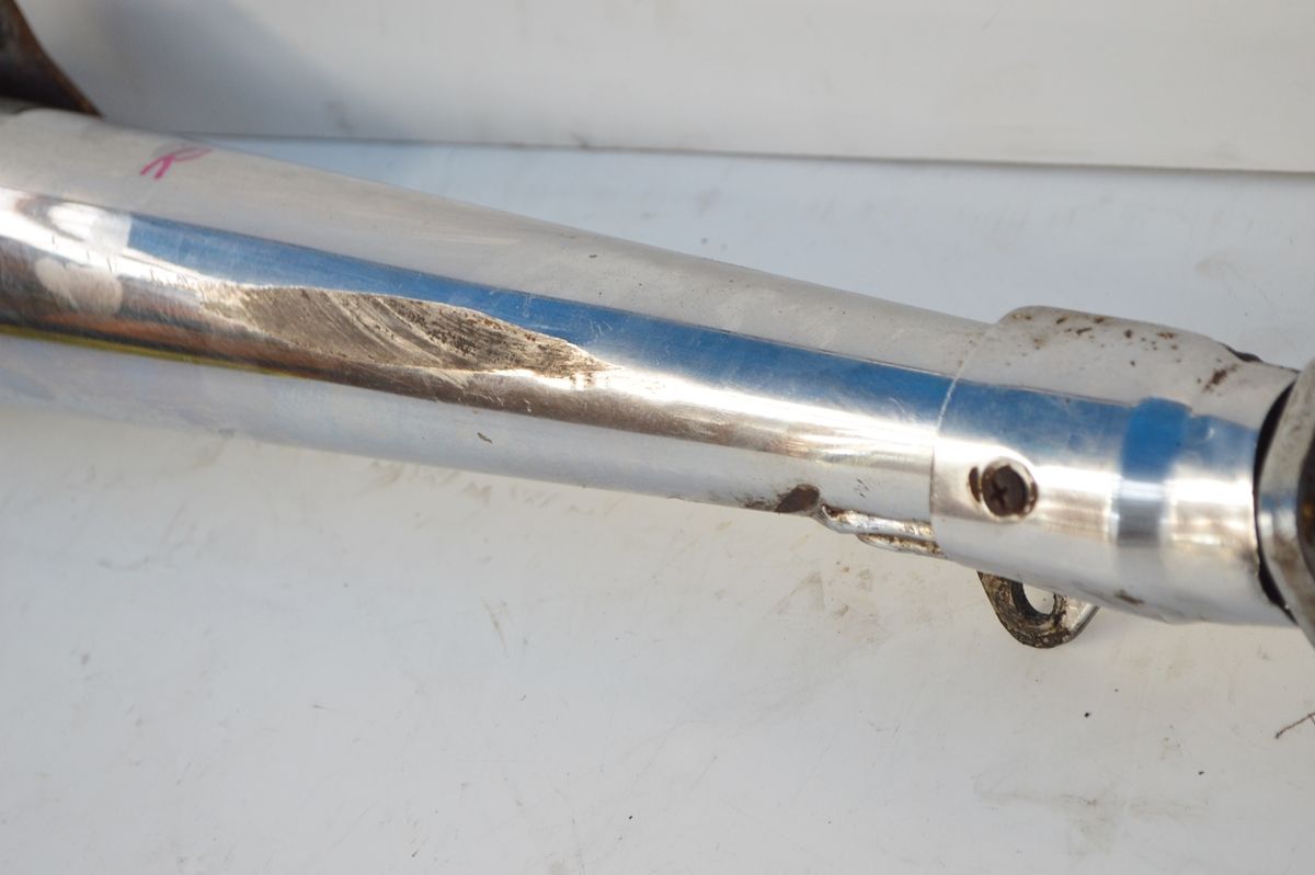 SUZUKI RG250E / X7スズキ マフラー・右側 中古品 当時物 純正品 RG250