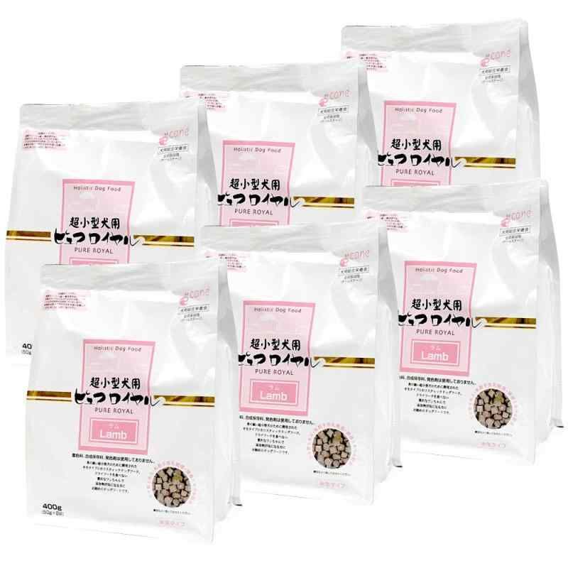 超小型犬用 ピュアロイヤル ラム 400g ドッグフード 送料無料 ジャンプ セミモイスト 半生タイプ 業務用 超小型犬用 ピュアロイヤル ラム 400g ×6個セット[ ドッグフード