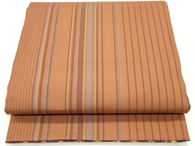 平和屋着物○両面 全通柄袋帯 紬地 雲絞り 正絹 逸品 未使用