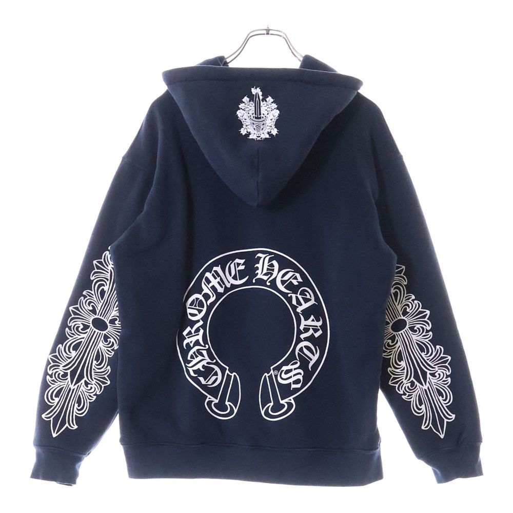 A.オールドChrome Hearts ホースシュー フルジップ CHROME HEARTS (クロムハーツ) OLD HORSESHOE ZIP HOODIE