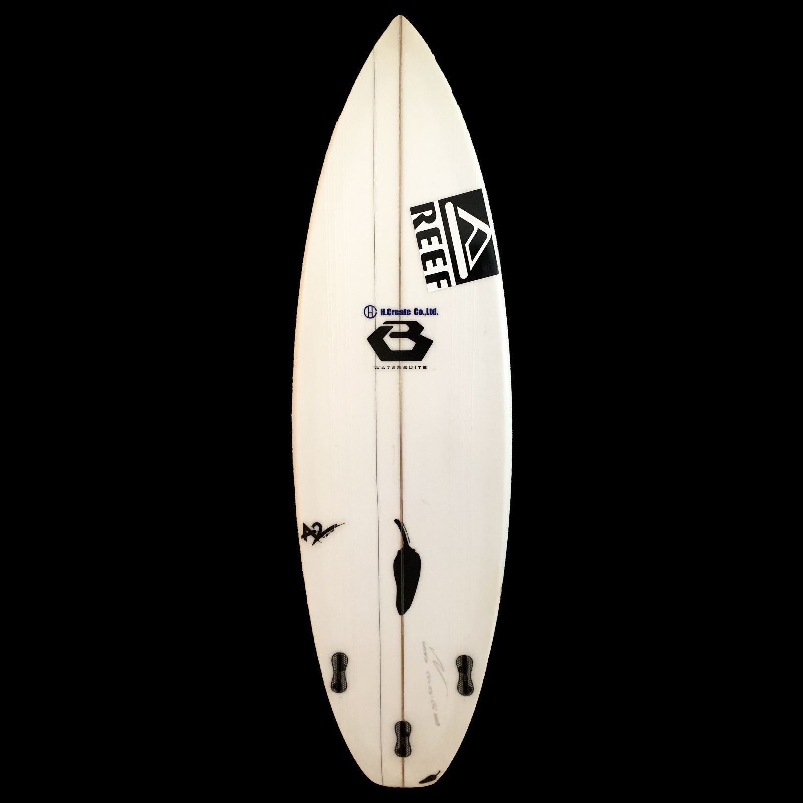 Chilli A2 5'9 都筑百斗プロ 使用ボード M#003 中古 サーフボード チリ