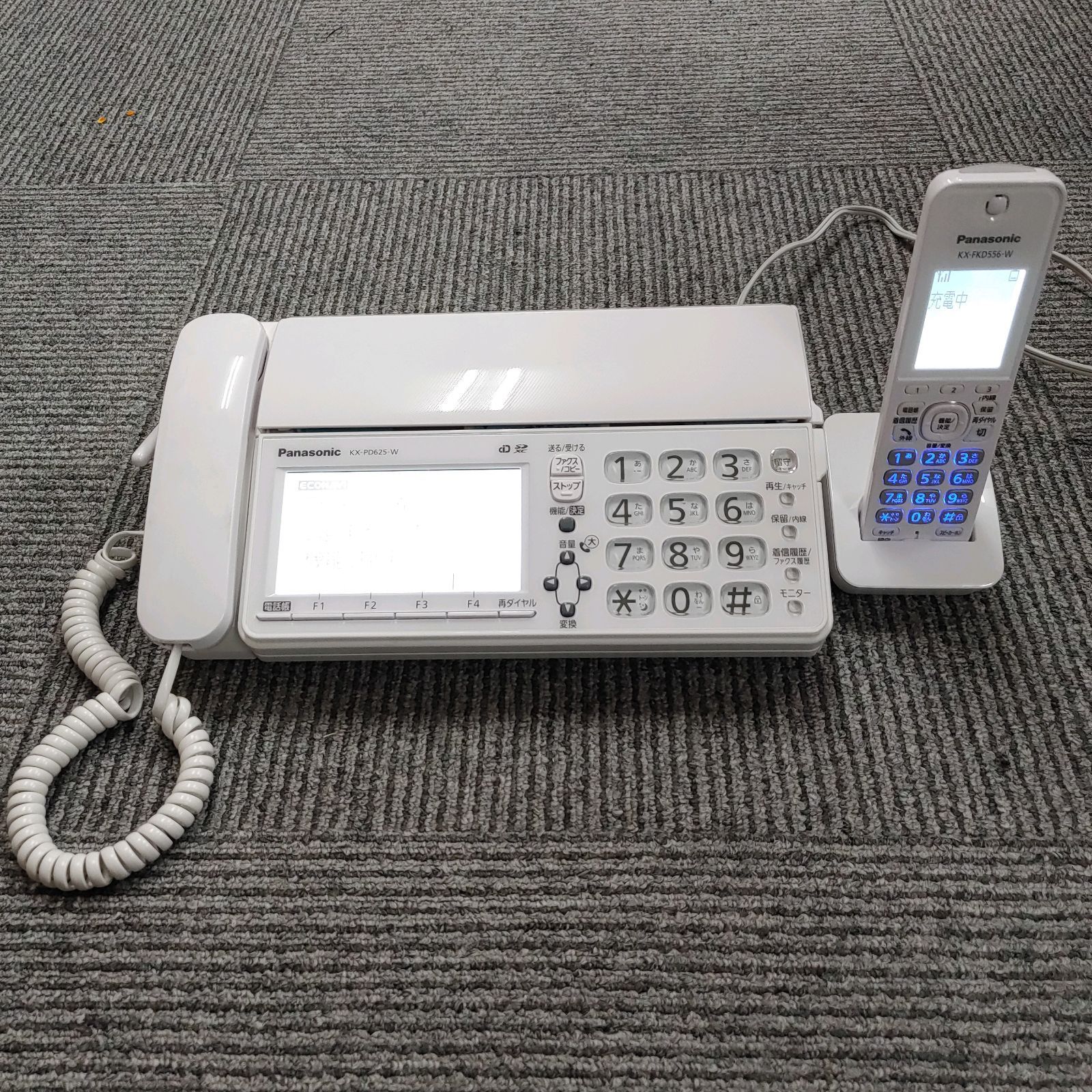 Panasonic パナソニック KX-PD625-W ファックス電話機 FAX
