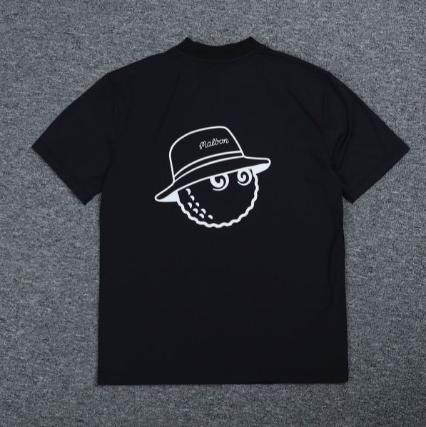 マルボンゴルフ Malbon メンズ Tシャツ 半袖 モックネックT