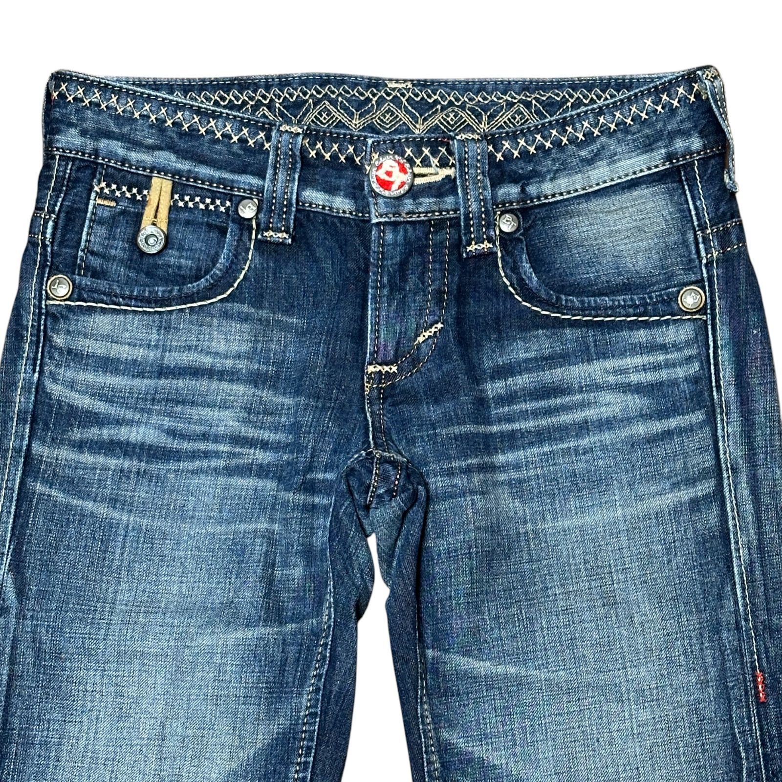 EDWIN BLUE TRIP BTL515 クロップド ルーズ ストレートデニム