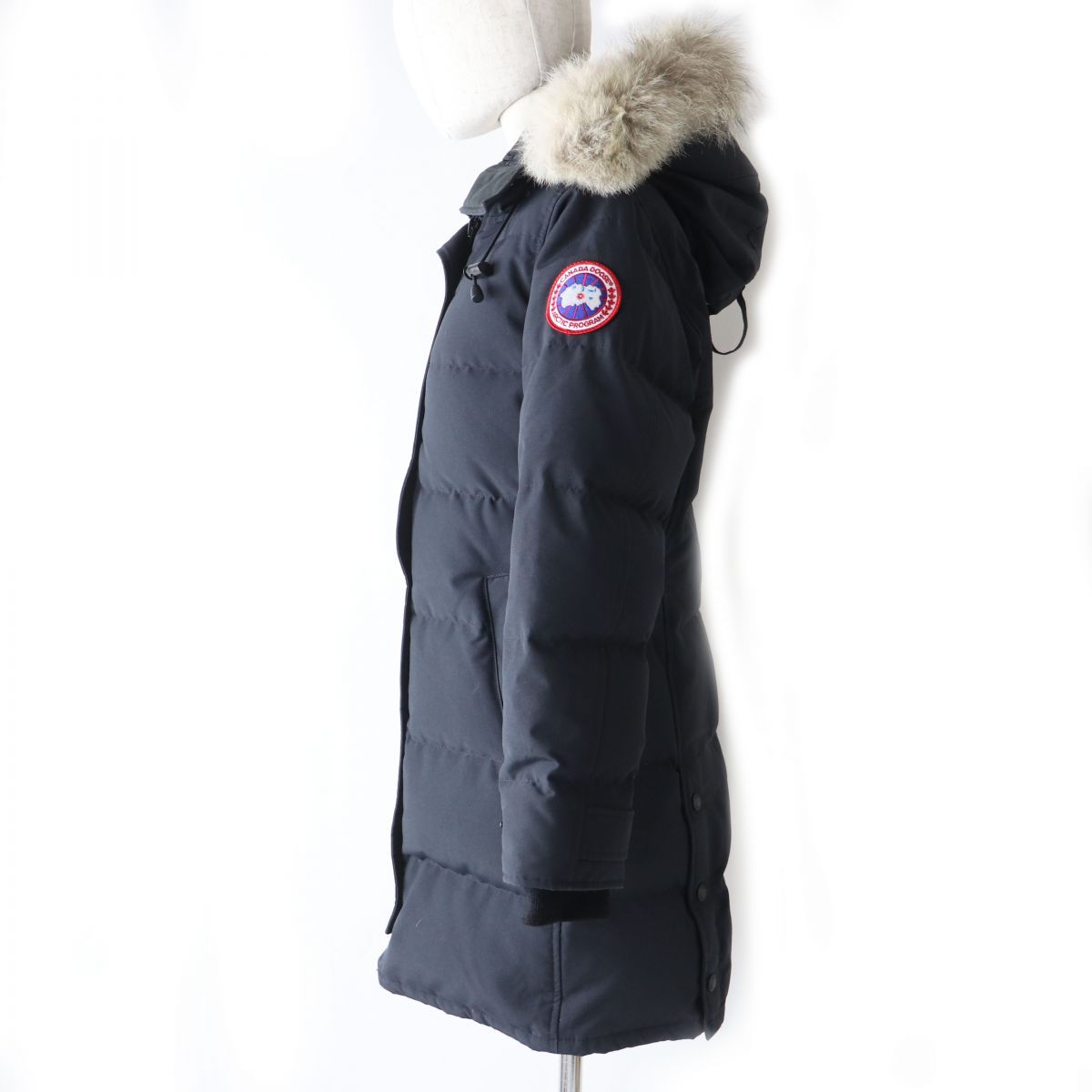 美品　正規品　カナダグース シェルバーンXSサイズミドル丈 コート 3802LA種類ダウンコートジャケット
