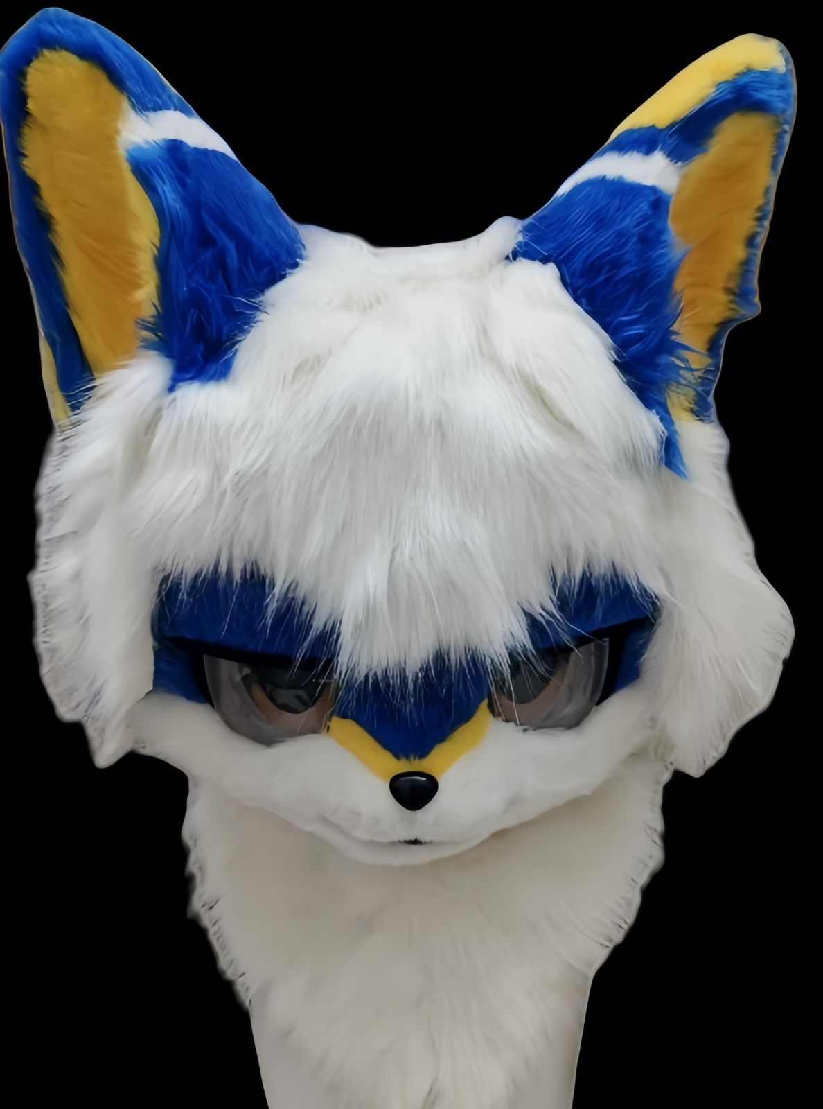着ぐるみヘッド 犬 NO.217 青 ブルー 全頭ヘッド ケモノ ファースーツ ぬいぐるみ コスプレ コスチューム kigurumi