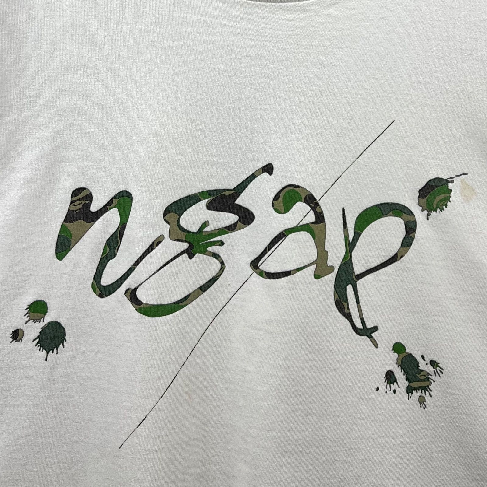 A BATHING APE 00s archive × NGAP camo print Tee XL 初期 ア
