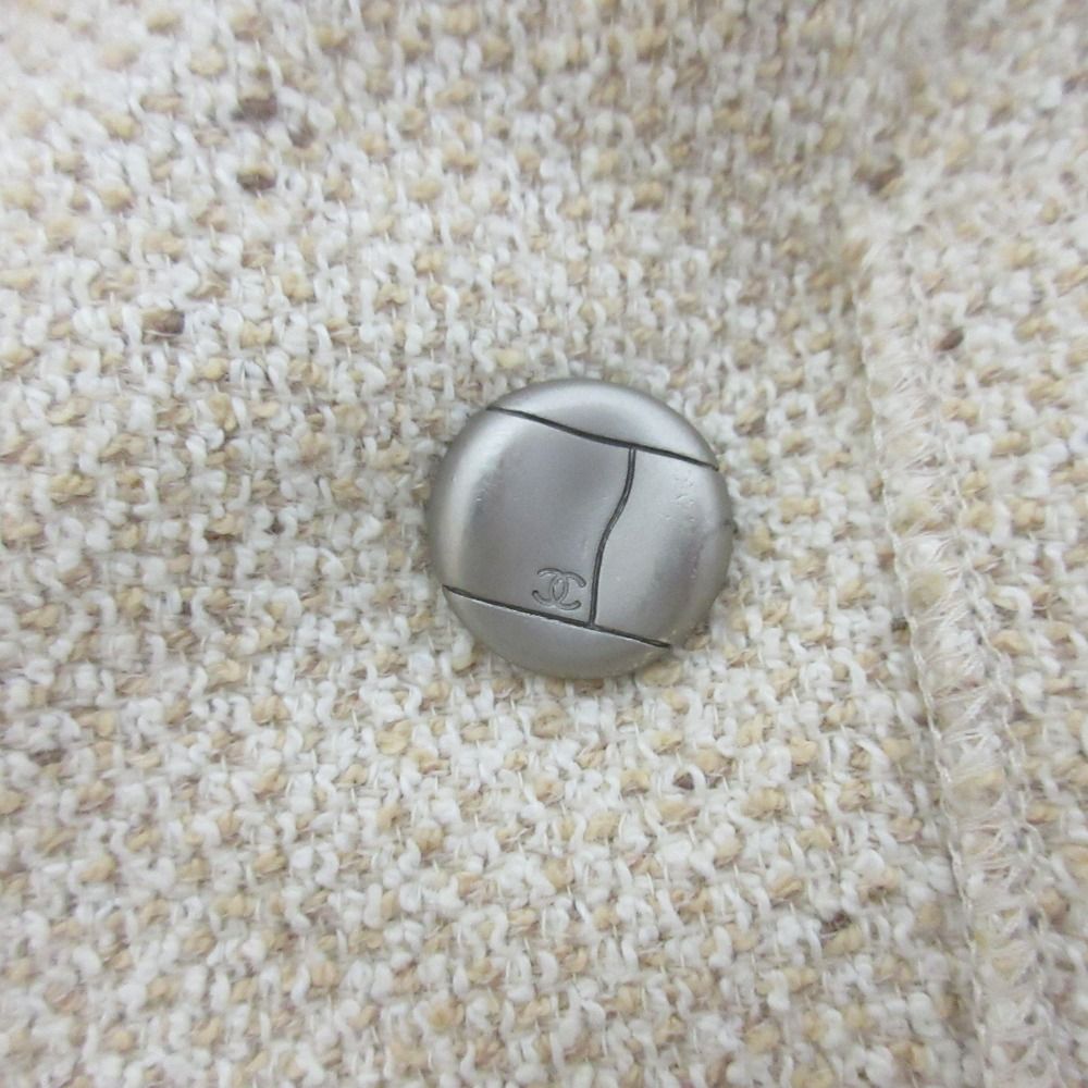 良品 98P CHANEL シャネル ヴィンテージ サマーツイード ダブル  