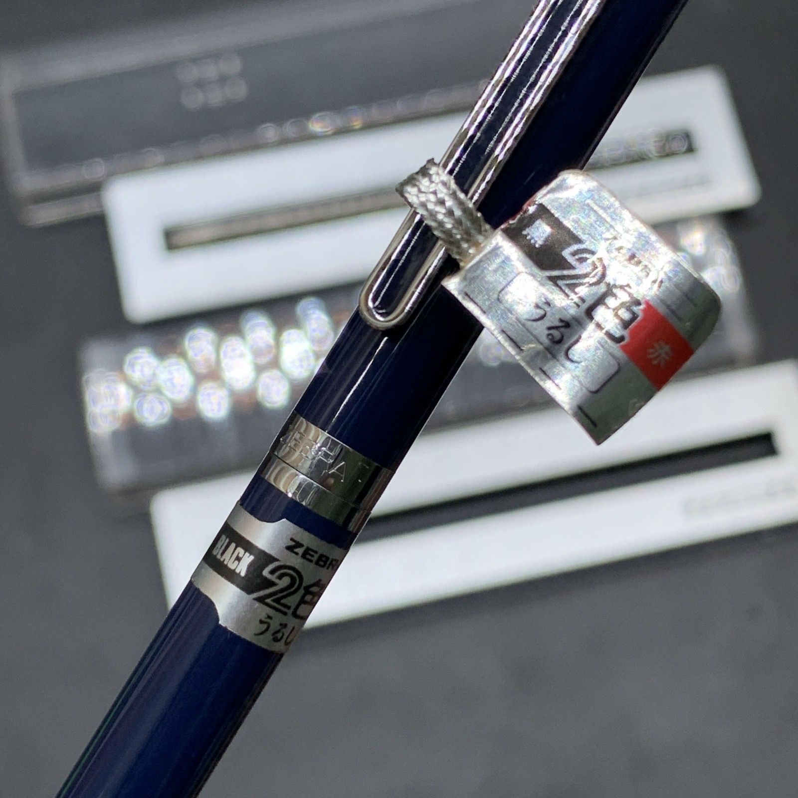 K343 ゼブラ シャーボ/ボールペン3本おまとめ ZEBRA 2色うるし