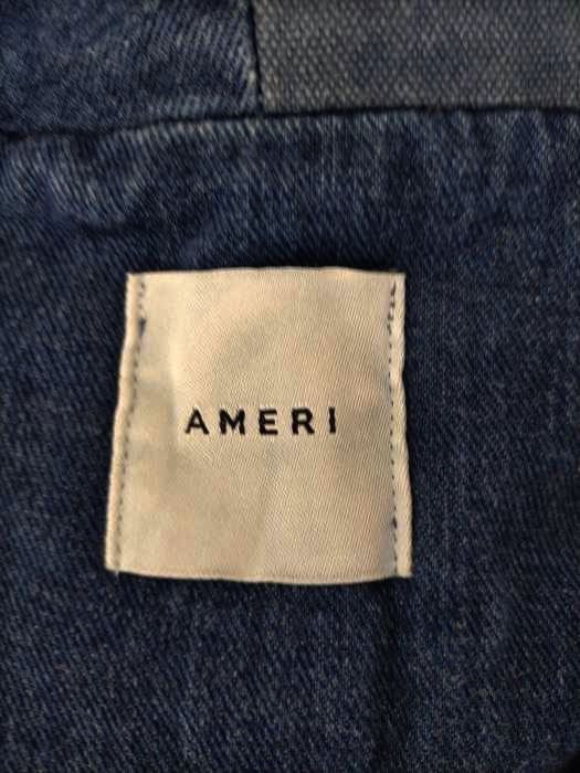 AMERI(アメリ) デニムバイカラーコート レディース FR #66357# - メルカリ